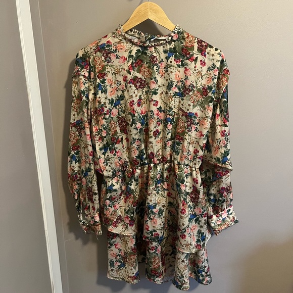 Zara stunning floral mini ruffled tier - Picture 4 of 13